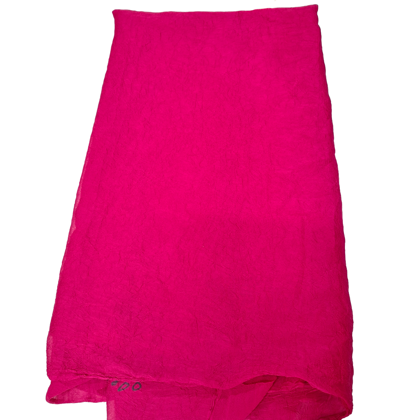 Plain Rangoli Crush Fabric – Rani Pink Shade | Soft & Premium Fall