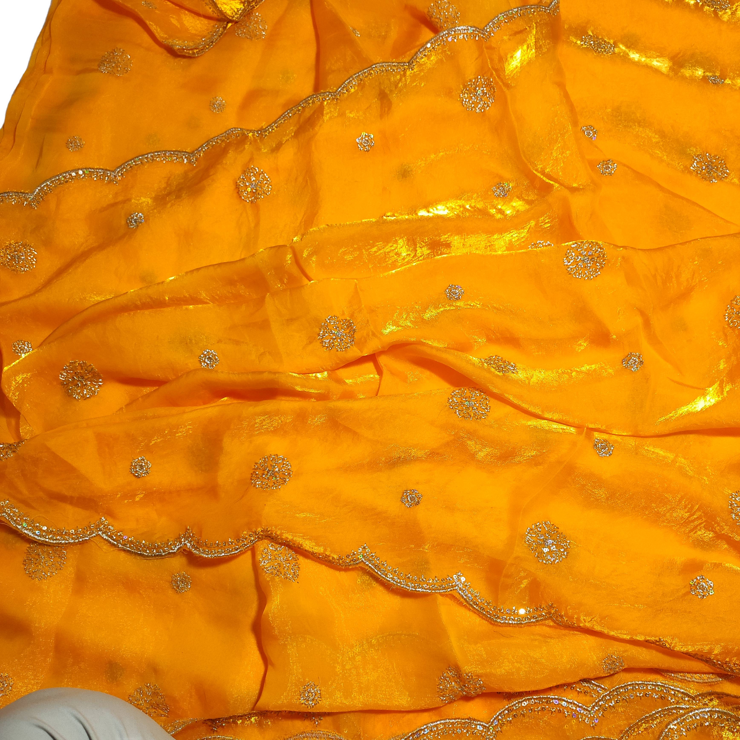 Fandy Yellow Butta Fabric with Matching Dupatta – Perfect for All Outfits