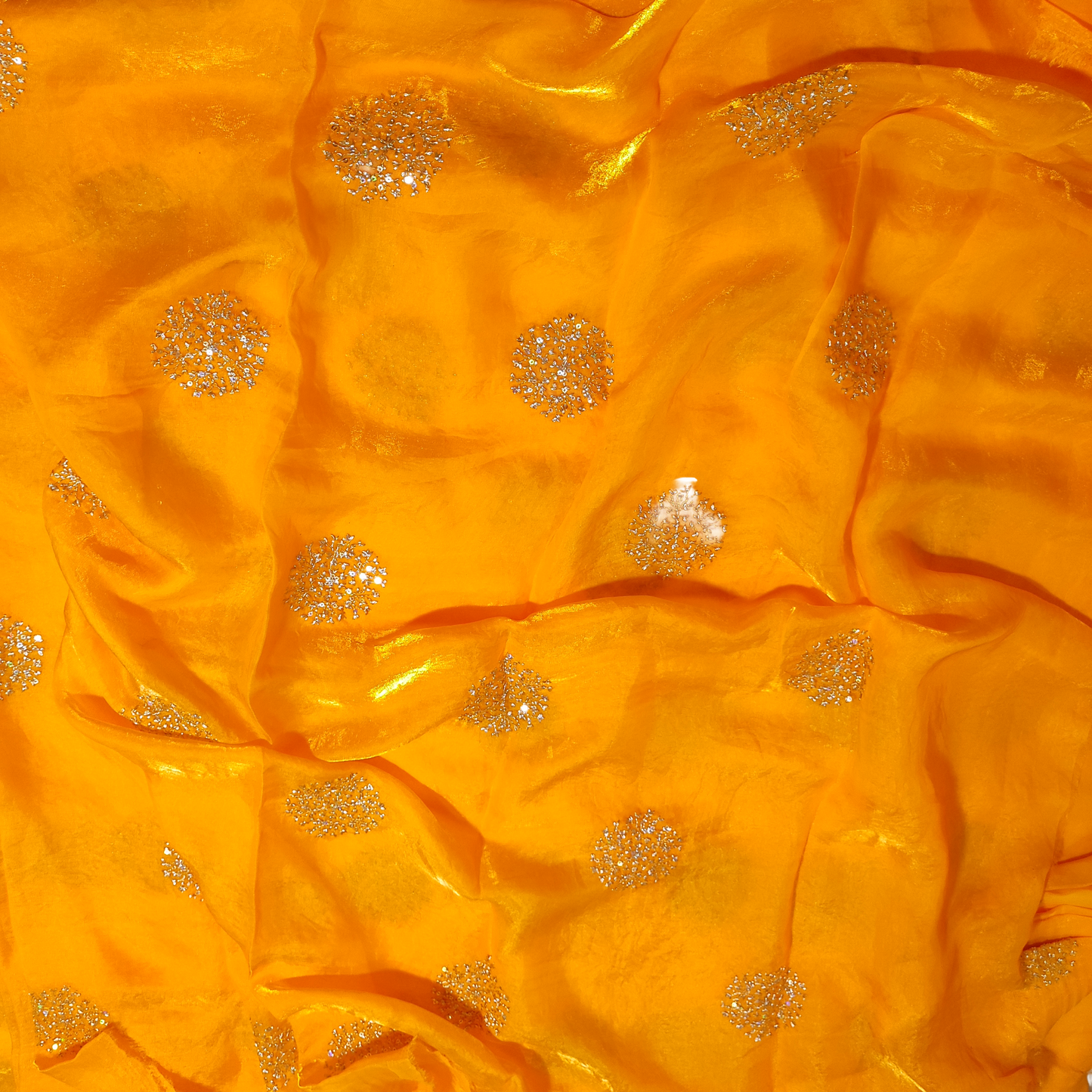 Fandy Yellow Butta Fabric with Matching Dupatta – Perfect for All Outfits