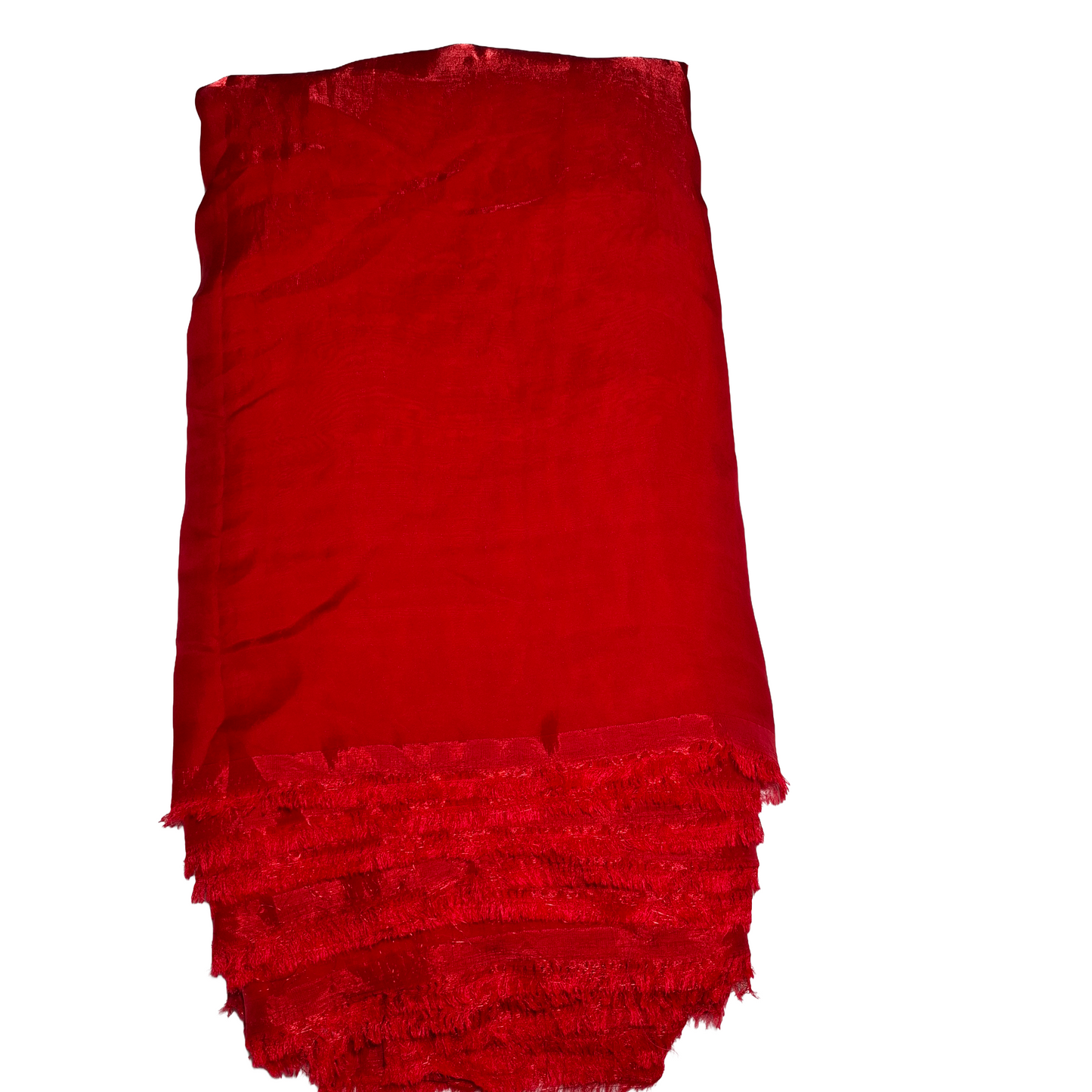 Plain Fandy Fabric – red Colour
