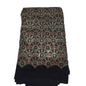 Designer Black Georgette Fabric | Multicolour Sequence & Thread Work