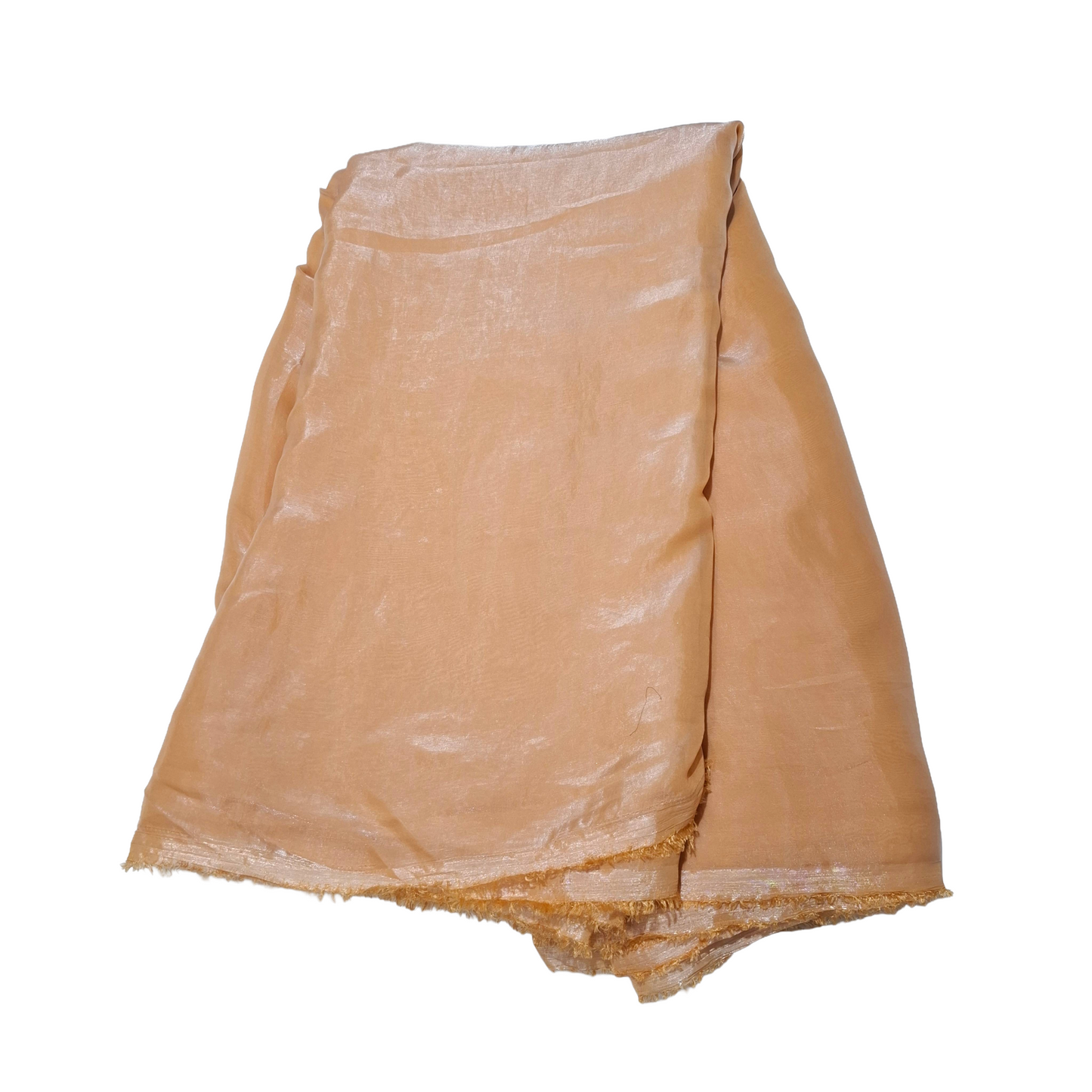 Plain Fandy Fabric with gold  colour – Premium Soft Feel