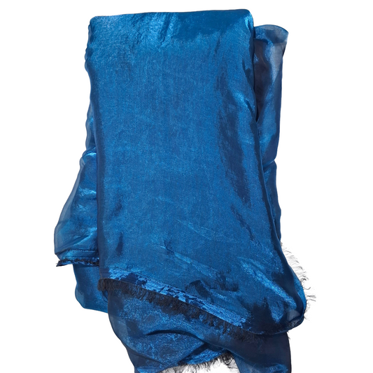 light Teal Blue Plain Fandy Spes Silk Fabric | Premium Smooth Texture | Dress & Kurti Material