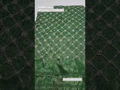 Cosmo Fabric – mehndi green Colour | 44 Inch Width | Soft & Premium Quality