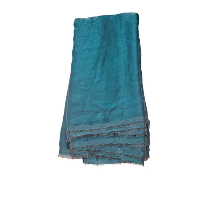 plain Teal Blue Fandy Fabric – Soft & Shiny Premium Fabric